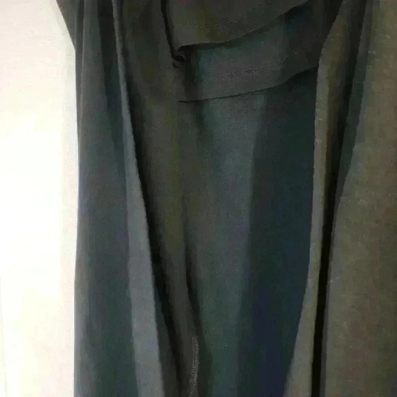 Alembika Mixed Media Colorblock Maxi Skirt Black Lagenlook Size 2 / 8 - Picture 9 of 11